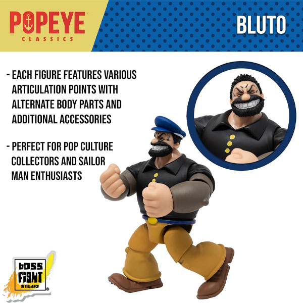 Boss Fight Studio Popeye Classics Bluto Action Figure